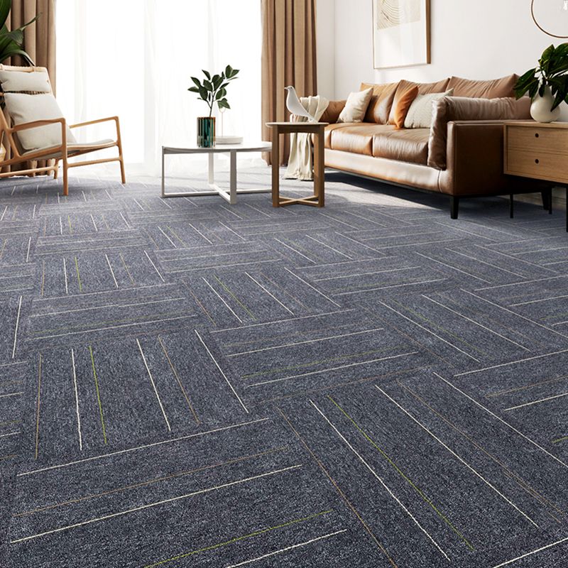 Gray Tone Level Loop Carpet Tile Solid Color Indoor Office Carpet Tile Clearhalo 'Carpet Tiles & Carpet Squares' 'carpet_tiles_carpet_squares' 'Flooring 'Home Improvement' 'home_improvement' 'home_improvement_carpet_tiles_carpet_squares' Walls and Ceiling' 1200x1200_04aad391-ed80-4787-a3fe-6fd7d6e021ac