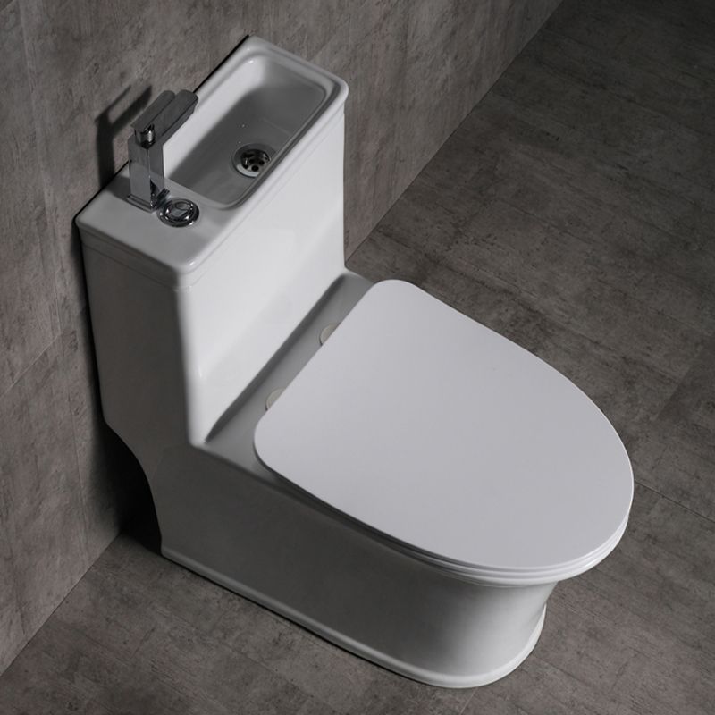 Floor Mounted Toilet One-Piece Toilet Porcelain Siphon Jet Flush Toilet Clearhalo 'Bathroom Remodel & Bathroom Fixtures' 'Home Improvement' 'home_improvement' 'home_improvement_toilets' 'Toilets & Bidets' 'Toilets' 1200x1200_04f65be7-0ef3-4642-adbb-e49efc91d205