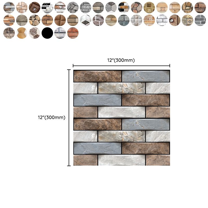 PVC Peel/Stick Backsplash Tile 3D Peel and Stick Wall Tile with Mildew Resistant Clearhalo 'Flooring 'Home Improvement' 'home_improvement' 'home_improvement_peel_stick_blacksplash' 'Peel & Stick Backsplash Tile' 'peel_stick_blacksplash' 'Walls & Ceilings' Walls and Ceiling' 1200x1200_05015139-4e84-4041-b8c0-bab294524de4