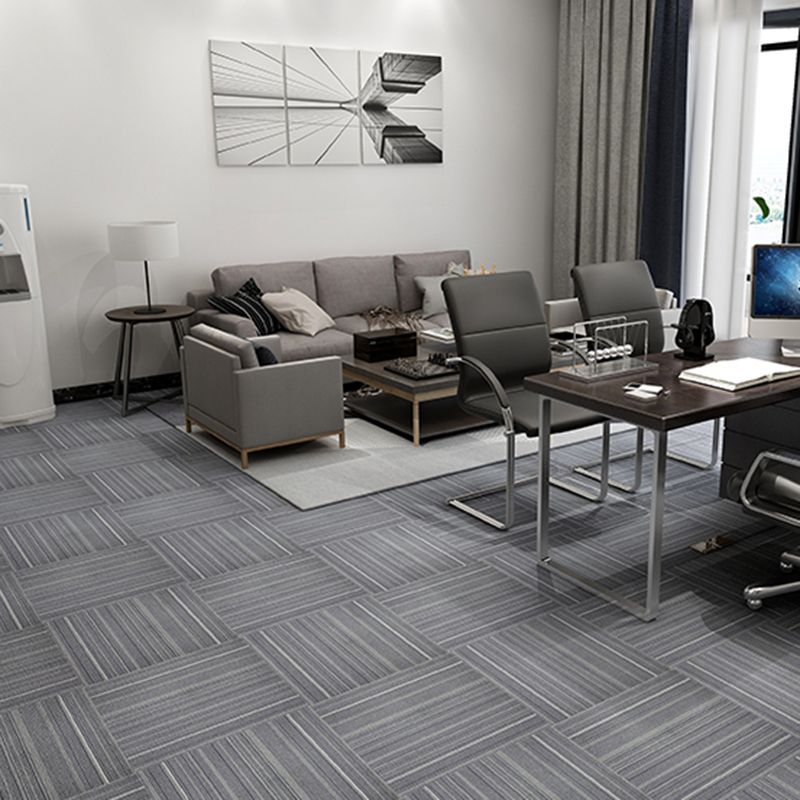 Carpet Tile Fade Resistant Solid Color Self Peel and Stick Carpet Tiles Living Room Clearhalo 'Carpet Tiles & Carpet Squares' 'carpet_tiles_carpet_squares' 'Flooring 'Home Improvement' 'home_improvement' 'home_improvement_carpet_tiles_carpet_squares' Walls and Ceiling' 1200x1200_05192216-d082-4496-a349-dc69aa0087eb