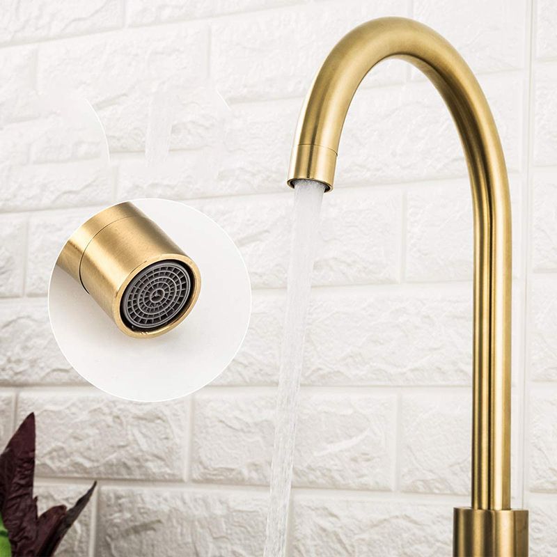 Traditional 1-Hole Pull Down Kitchen Faucet Single Handle Faucet Clearhalo 'Home Improvement' 'home_improvement' 'home_improvement_kitchen_faucets' 'Kitchen Faucets' 'Kitchen Remodel & Kitchen Fixtures' 'Kitchen Sinks & Faucet Components' 'kitchen_faucets' 1200x1200_05332044-73b8-462d-b38b-795c70d5da0c