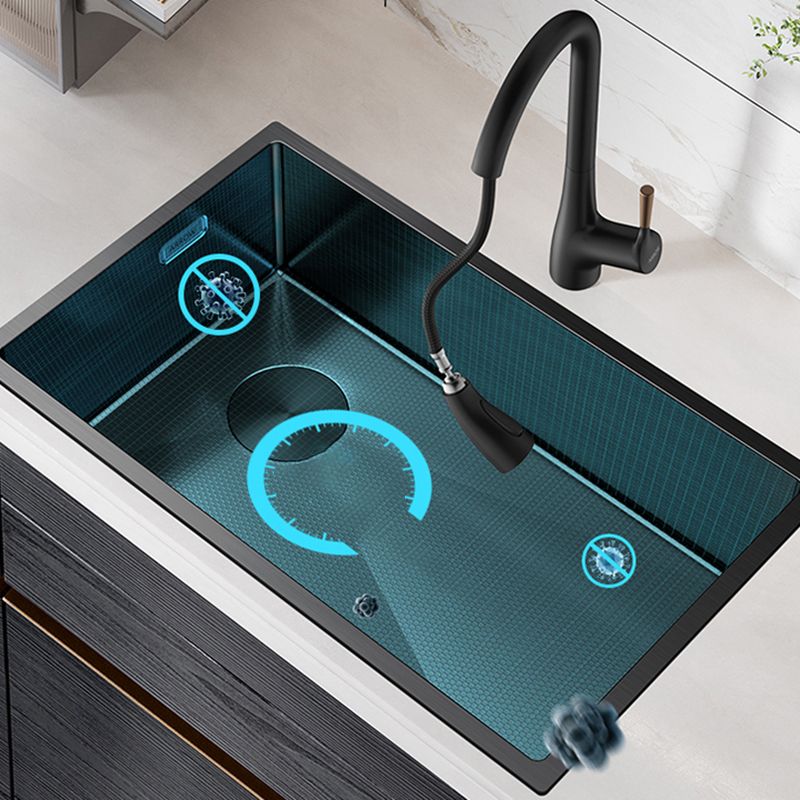 Classic Style Kitchen Sink Corrosion Resistant 1 Holes Kitchen Sink with Drain Assembly Clearhalo 'Home Improvement' 'home_improvement' 'home_improvement_kitchen_sinks' 'Kitchen Remodel & Kitchen Fixtures' 'Kitchen Sinks & Faucet Components' 'Kitchen Sinks' 'kitchen_sinks' 1200x1200_054bf688-b63a-4dac-8f79-71faa3d9f6c1