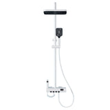 Modern Shower Head Combo Stainless Steel Slide Bar Included Wall Mounted Shower System Clearhalo 'Bathroom Remodel & Bathroom Fixtures' 'Home Improvement' 'home_improvement' 'home_improvement_shower_faucets' 'Shower Faucets & Systems' 'shower_faucets' 'Showers & Bathtubs Plumbing' 'Showers & Bathtubs' 1200x1200_054c2b26-75f3-450c-a222-b5cfbd094bf4