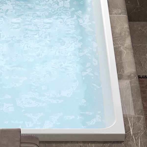 Modern Rectangular Drop in Bathtub Acrylic Soaking White Bath Clearhalo 'Bathroom Remodel & Bathroom Fixtures' 'Bathtubs' 'Home Improvement' 'home_improvement' 'home_improvement_bathtubs' 'Showers & Bathtubs' 1200x1200_057a5806-f6fa-46b3-af3c-c8bfadfc40c0
