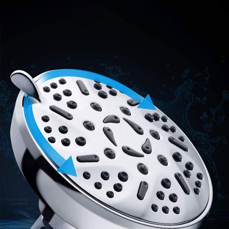 Round Fixed Shower Head Adjustable Spray Pattern Wall-Mount Showerhead Clearhalo 'Bathroom Remodel & Bathroom Fixtures' 'Home Improvement' 'home_improvement' 'home_improvement_shower_heads' 'Shower Heads' 'shower_heads' 'Showers & Bathtubs Plumbing' 'Showers & Bathtubs' 1200x1200_058dc830-d989-437e-ae4e-611c980a68d6