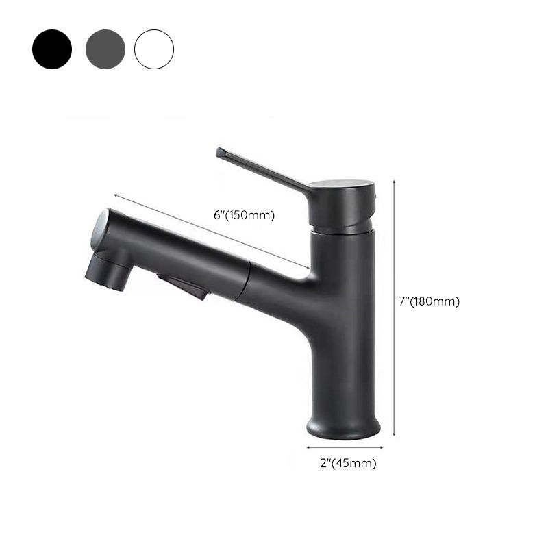 Contemporary Sink Faucet Pure Color Low Arc Vessel Sink Faucet for Bathroom Clearhalo 'Bathroom Remodel & Bathroom Fixtures' 'Bathroom Sink Faucets' 'Bathroom Sinks & Faucet Components' 'bathroom_sink_faucets' 'Home Improvement' 'home_improvement' 'home_improvement_bathroom_sink_faucets' 1200x1200_05975409-d80a-4cc2-8f21-5fdfff242f82