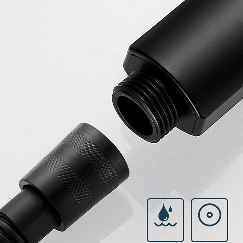 ABS Plastic Handheld Shower Head High Flow 5-Spray Patterns Wall-Mount Showerhead Clearhalo 'Bathroom Remodel & Bathroom Fixtures' 'Home Improvement' 'home_improvement' 'home_improvement_shower_heads' 'Shower Heads' 'shower_heads' 'Showers & Bathtubs Plumbing' 'Showers & Bathtubs' 1200x1200_05bf8f5b-ae74-4a84-8dec-ddfb92c2e0e2