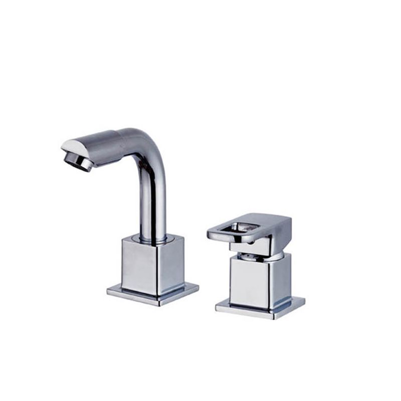 Chrome Bath Faucet Trim with Lever Handle Deck Mount Tub Faucet Clearhalo 'Bathroom Remodel & Bathroom Fixtures' 'Bathtub Faucets' 'bathtub_faucets' 'Home Improvement' 'home_improvement' 'home_improvement_bathtub_faucets' 1200x1200_05cbc5b1-326b-459c-b636-6c49aeea0044