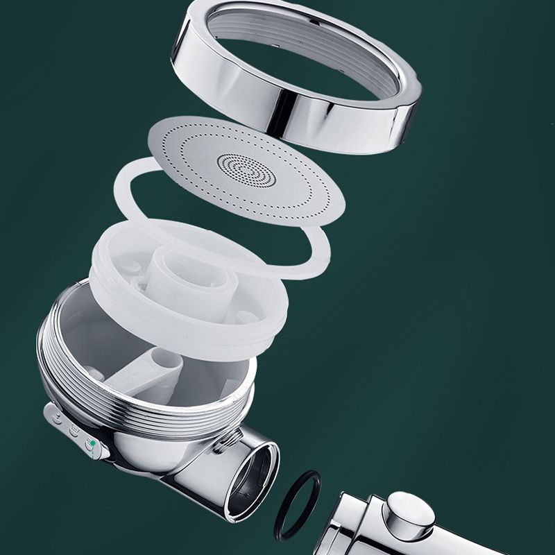 Silver Shower Set Pressurized Shower Head Thermostatic Bathroom Shower Water Faucet Clearhalo 'Bathroom Remodel & Bathroom Fixtures' 'Home Improvement' 'home_improvement' 'home_improvement_shower_faucets' 'Shower Faucets & Systems' 'shower_faucets' 'Showers & Bathtubs Plumbing' 'Showers & Bathtubs' 1200x1200_05d35167-952b-40af-bafc-0fa4d438d9bc