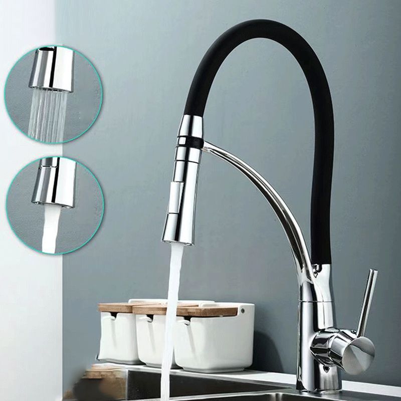 Modern 1-Handle Faucets Copper Touchless with Water Dispenser Standard Kitchen Faucet Clearhalo 'Home Improvement' 'home_improvement' 'home_improvement_kitchen_faucets' 'Kitchen Faucets' 'Kitchen Remodel & Kitchen Fixtures' 'Kitchen Sinks & Faucet Components' 'kitchen_faucets' 1200x1200_05e8f48d-2581-4e47-b118-5893033fe12a