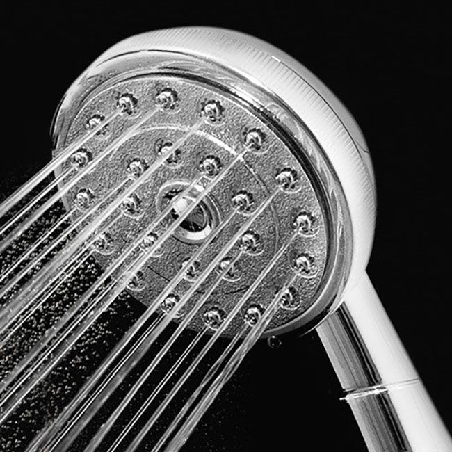 Contemporary Shower Head Metal Handheld Shower Head with Adjustable Water Flow Clearhalo 'Bathroom Remodel & Bathroom Fixtures' 'Home Improvement' 'home_improvement' 'home_improvement_shower_heads' 'Shower Heads' 'shower_heads' 'Showers & Bathtubs Plumbing' 'Showers & Bathtubs' 1200x1200_06048c5d-611d-405a-9dcc-ee21349e10b2