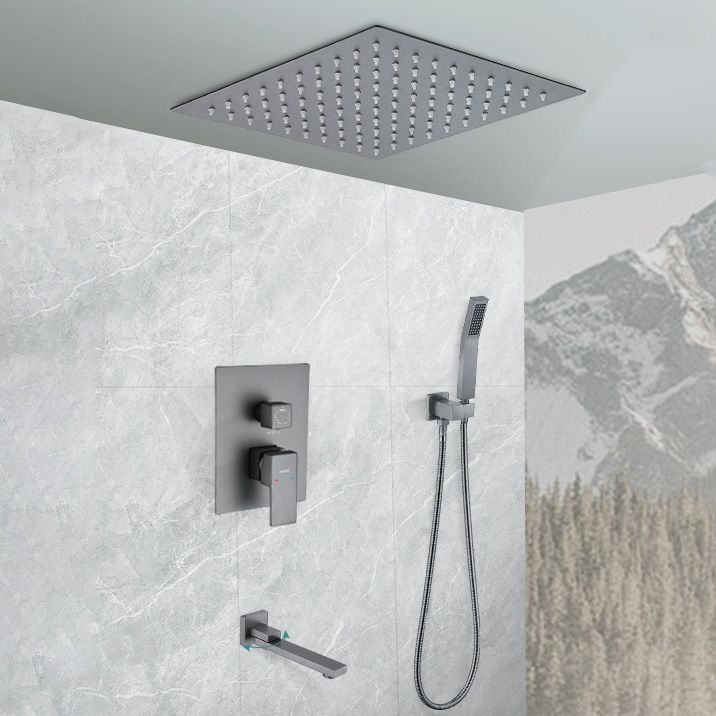 Modern Shower System Brass Temperature Control Ceiling Mounted Shower Head Combo Clearhalo 'Bathroom Remodel & Bathroom Fixtures' 'Home Improvement' 'home_improvement' 'home_improvement_shower_faucets' 'Shower Faucets & Systems' 'shower_faucets' 'Showers & Bathtubs Plumbing' 'Showers & Bathtubs' 1200x1200_0604b0fb-deb3-4d4e-9aa3-747a7e1d62d4