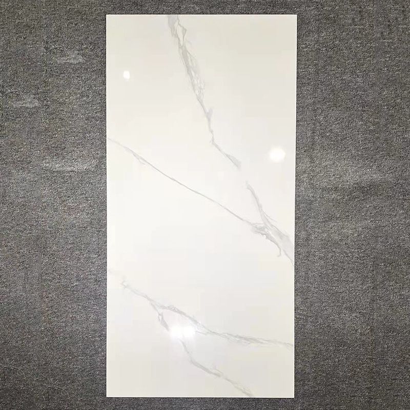 Home Indoor Floor Wall Tile Polished Marble Print Rectangle Ceramic Floor Tile Clearhalo 'Floor Tiles & Wall Tiles' 'floor_tiles_wall_tiles' 'Flooring 'Home Improvement' 'home_improvement' 'home_improvement_floor_tiles_wall_tiles' Walls and Ceiling' 1200x1200_062d82ac-f5fa-4869-a6c8-f153db9724cb