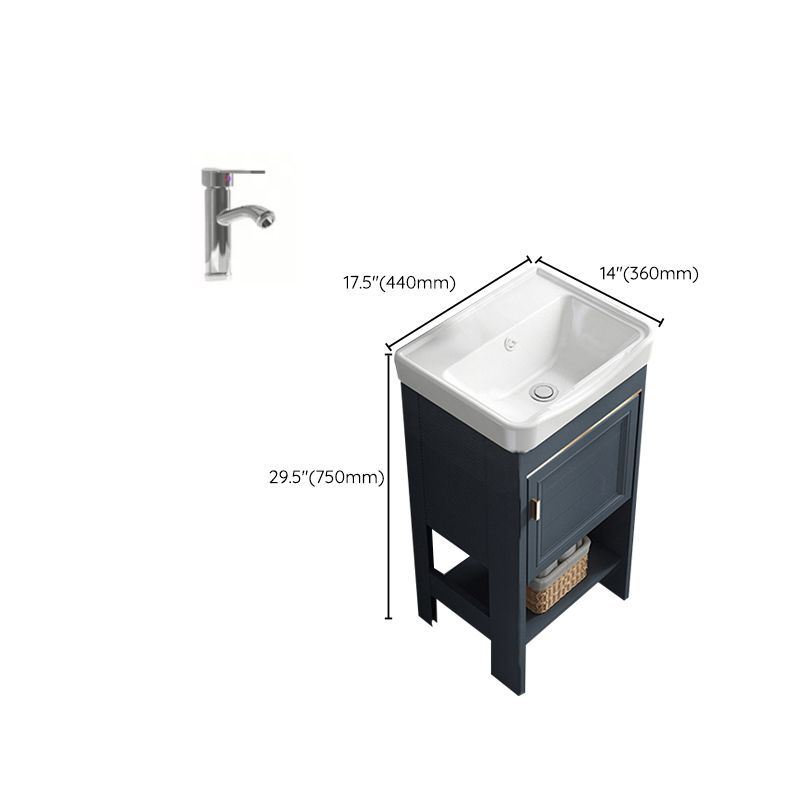 Glam Bathroom Vanity Set Freestanding Faucet Included Bathroom Sink Vanity Clearhalo 'Bathroom Remodel & Bathroom Fixtures' 'Bathroom Vanities' 'bathroom_vanities' 'Home Improvement' 'home_improvement' 'home_improvement_bathroom_vanities' 1200x1200_063104d9-e4a4-4e2b-a2ff-23e30fed02d8