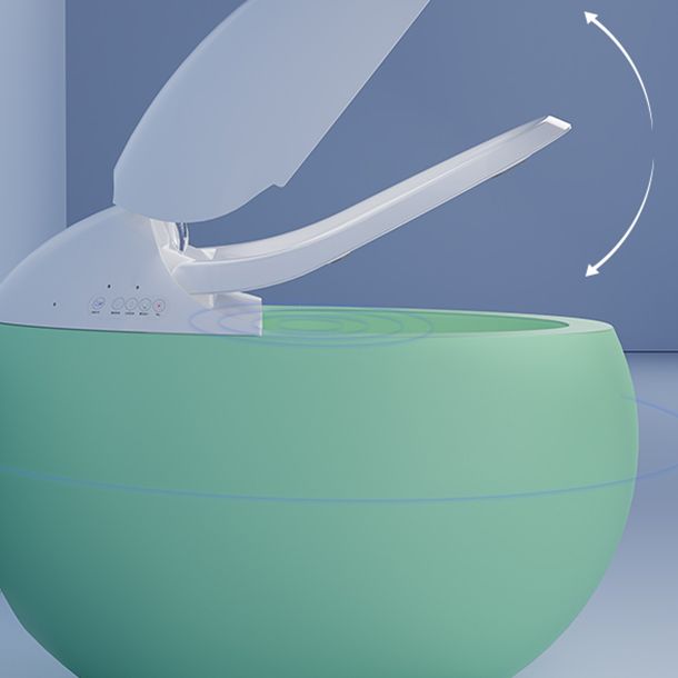 Contemporary Round Floor Mount Bidet with Heated Seat and Remote Control Included Clearhalo 'Bathroom Remodel & Bathroom Fixtures' 'Bidets' 'Home Improvement' 'home_improvement' 'home_improvement_bidets' 'Toilets & Bidets' 1200x1200_06351d3f-f2dc-40ef-af89-0e108833740c