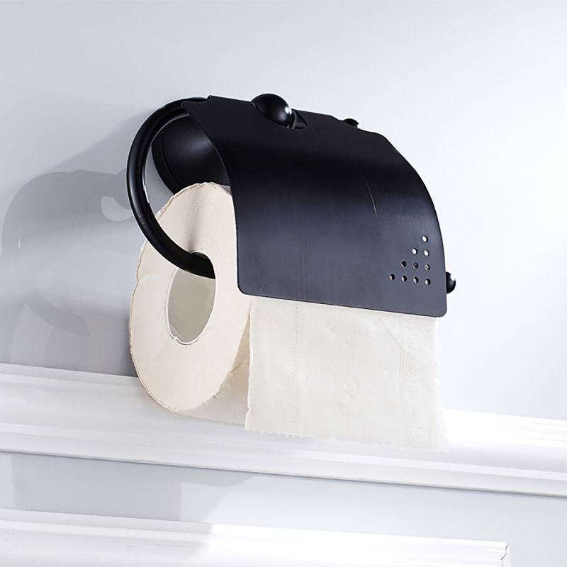 Metal Bathroom Set 4-piece Traditional Style Black Bathroom Hardware Set Clearhalo 'Bathroom Hardware Sets' 'Bathroom Hardware' 'Bathroom Remodel & Bathroom Fixtures' 'bathroom_hardware_sets' 'Home Improvement' 'home_improvement' 'home_improvement_bathroom_hardware_sets' 1200x1200_069daa1b-d0fd-4ba3-bdec-240076538606