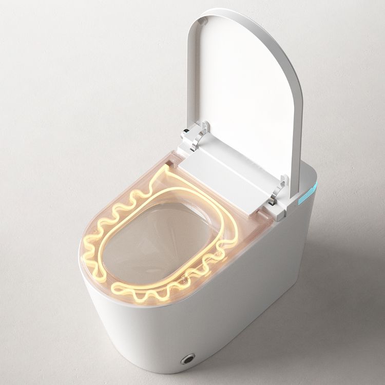 White Elongated Floor Mount Bidet with Warm Air Dryer and Bidet Sprayer Clearhalo 'Bathroom Remodel & Bathroom Fixtures' 'Bidets' 'Home Improvement' 'home_improvement' 'home_improvement_bidets' 'Toilets & Bidets' 1200x1200_06aae37b-c41f-4c64-8026-f1cc5f79e4a1