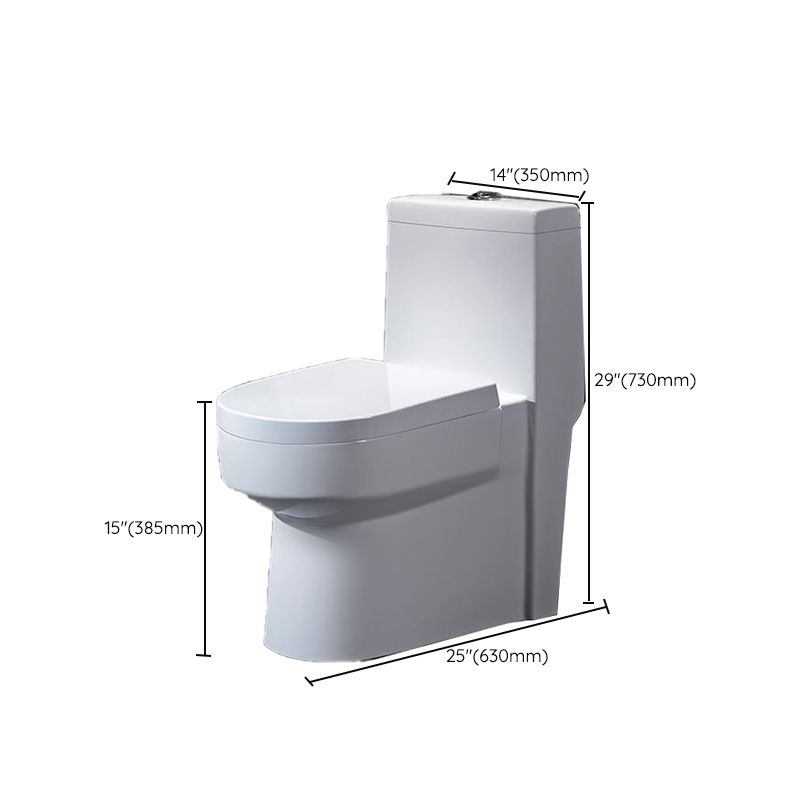 Contemporary Ceramic Toilet Bowl Floor Mounted Urine Toilet with Spray Gun for Washroom Clearhalo 'Bathroom Remodel & Bathroom Fixtures' 'Home Improvement' 'home_improvement' 'home_improvement_toilets' 'Toilets & Bidets' 'Toilets' 1200x1200_06c13bef-56ad-473a-a35e-2402d8a43bb3