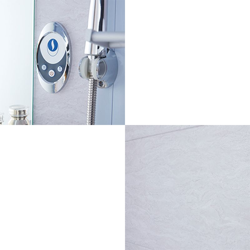 Rectangle Tempered Glass Shower Stall Semi-Frameless Shower Stall Clearhalo 'Bathroom Remodel & Bathroom Fixtures' 'Home Improvement' 'home_improvement' 'home_improvement_shower_stalls_enclosures' 'Shower Stalls & Enclosures' 'shower_stalls_enclosures' 'Showers & Bathtubs' 1200x1200_06c62981-f49d-44a9-8726-e801dbddb2ad