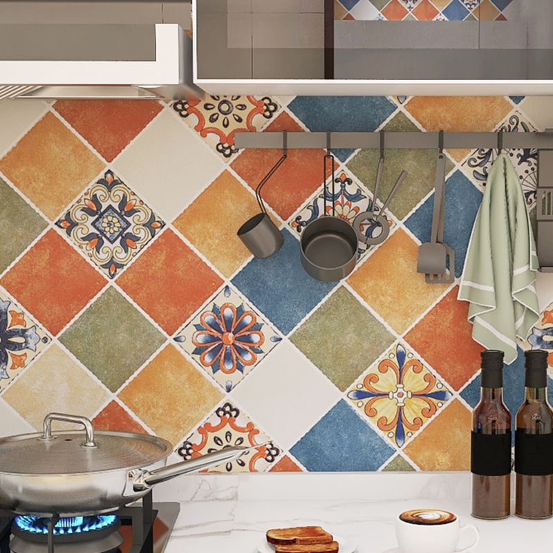 Rectangular Wall Tile Peel and Stick Geometric Print Stick Kitchen Wallpaper Clearhalo 'Flooring 'Home Improvement' 'home_improvement' 'home_improvement_peel_stick_blacksplash' 'Peel & Stick Backsplash Tile' 'peel_stick_blacksplash' 'Walls & Ceilings' Walls and Ceiling' 1200x1200_06c96fb3-9c75-44c9-804f-8b1d73587e76