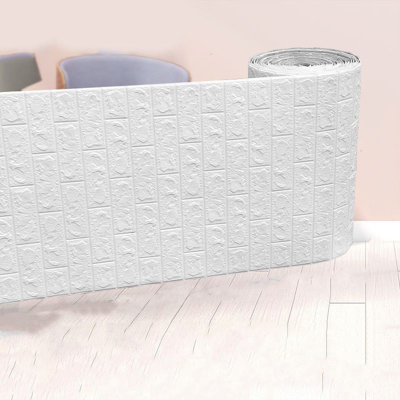 Modern Pearl Wainscoting Water Proof PVC Wall Access Panel Peel and Stick Wall Tile Clearhalo 'Flooring 'Home Improvement' 'home_improvement' 'home_improvement_wall_paneling' 'Wall Paneling' 'wall_paneling' 'Walls & Ceilings' Walls and Ceiling' 1200x1200_06de237d-4b6d-4b17-8202-5637fe98aa8c