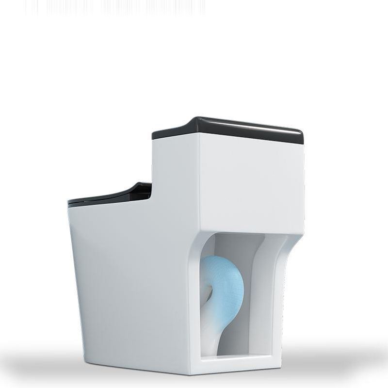 Contemporary Ceramic Toilet Bowl Floor Mounted Urine Toilet with Seat for Washroom Clearhalo 'Bathroom Remodel & Bathroom Fixtures' 'Home Improvement' 'home_improvement' 'home_improvement_toilets' 'Toilets & Bidets' 'Toilets' 1200x1200_07160494-2a13-491c-9d26-06d8462e0b83