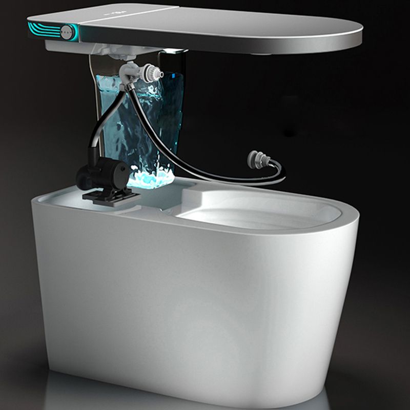 Modern Floor Mounted Flush Toilet Siphon Jet Toilet Bowl with Slow Close Seat for Washroom Clearhalo 'Bathroom Remodel & Bathroom Fixtures' 'Home Improvement' 'home_improvement' 'home_improvement_toilets' 'Toilets & Bidets' 'Toilets' 1200x1200_0758cd5f-1d77-4f7c-8bcf-c9d26867ddd8