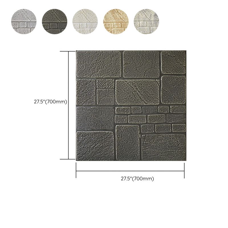 Modern Wall Paneling 3D Bricks Peel and Stick Waterproof Wall Paneling Clearhalo 'Flooring 'Home Improvement' 'home_improvement' 'home_improvement_wall_paneling' 'Wall Paneling' 'wall_paneling' 'Walls & Ceilings' Walls and Ceiling' 1200x1200_075a5007-4c99-41b5-91fb-de1f64b15284