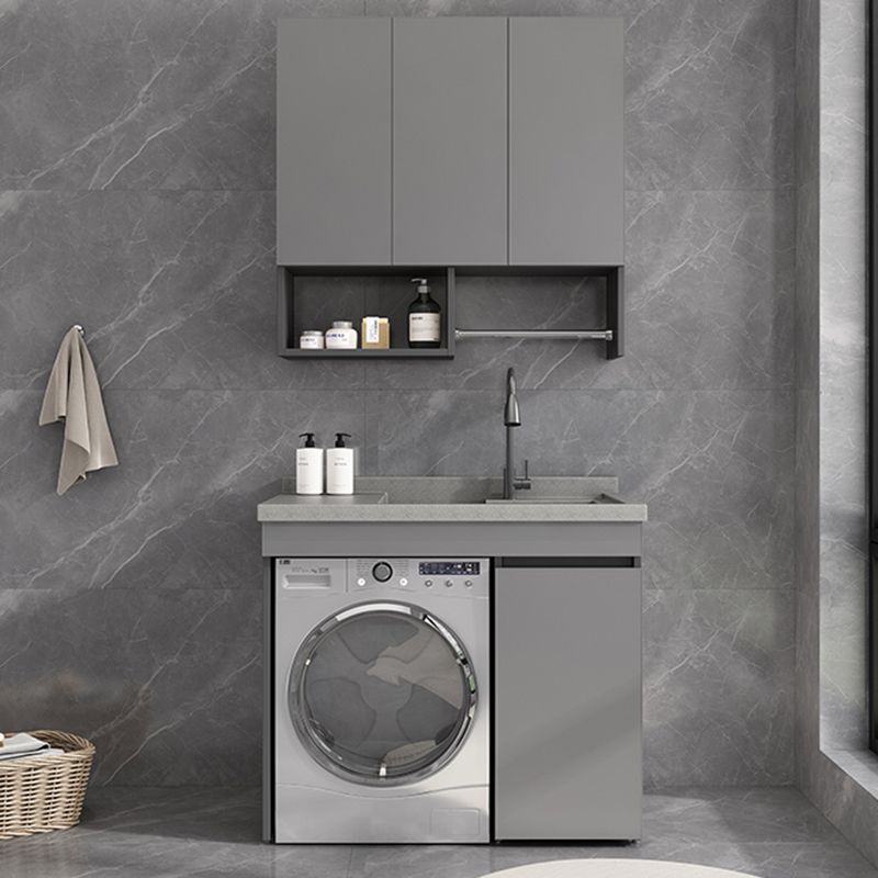 Faucet Included Freestanding Modern Bathroom Sink Vanity with Sink Clearhalo 'Bathroom Remodel & Bathroom Fixtures' 'Bathroom Vanities' 'bathroom_vanities' 'Home Improvement' 'home_improvement' 'home_improvement_bathroom_vanities' 1200x1200_076b78ec-94c3-4d74-90af-fbbbe4ec7fd2