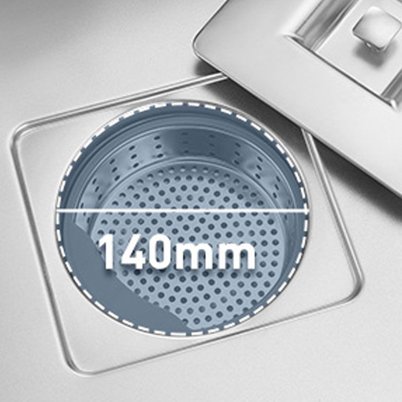 Modern Workstation Sink Stainless Faucet and Steel Basket Strainer Kitchen Sink Clearhalo 'Home Improvement' 'home_improvement' 'home_improvement_kitchen_sinks' 'Kitchen Remodel & Kitchen Fixtures' 'Kitchen Sinks & Faucet Components' 'Kitchen Sinks' 'kitchen_sinks' 1200x1200_0771733c-37c1-4422-ae71-dcb36923b682