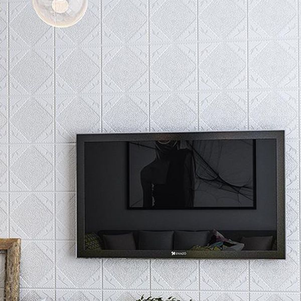 Modern Wall Paneling Peel and Stick Waterproof 3D Print Wall Panel Clearhalo 'Flooring 'Home Improvement' 'home_improvement' 'home_improvement_wall_paneling' 'Wall Paneling' 'wall_paneling' 'Walls & Ceilings' Walls and Ceiling' 1200x1200_077293a7-c707-4edf-a4ad-395d8e1183d3