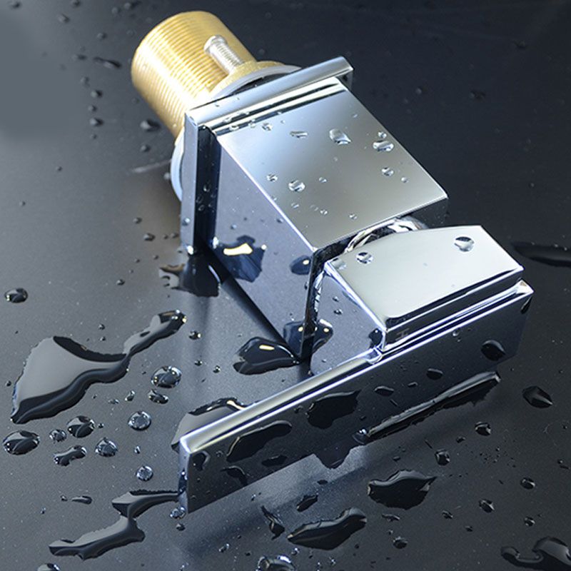 Contemporary Bathroom Faucet Deck Mounted Copper Low Arc Roman Tub Faucet Trim Clearhalo 'Bathroom Remodel & Bathroom Fixtures' 'Bathtub Faucets' 'bathtub_faucets' 'Home Improvement' 'home_improvement' 'home_improvement_bathtub_faucets' 1200x1200_0783edb5-acf2-4e31-b7ac-78e23ce26533