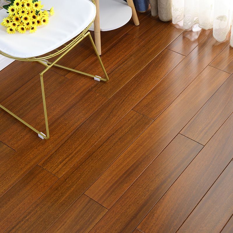 Modern Plank Flooring Solid Wood Water Resistant Staple Hardwood Flooring Clearhalo 'Flooring 'Hardwood Flooring' 'hardwood_flooring' 'Home Improvement' 'home_improvement' 'home_improvement_hardwood_flooring' Walls and Ceiling' 1200x1200_0786c436-1d6b-4fd8-9803-3085da3904fb