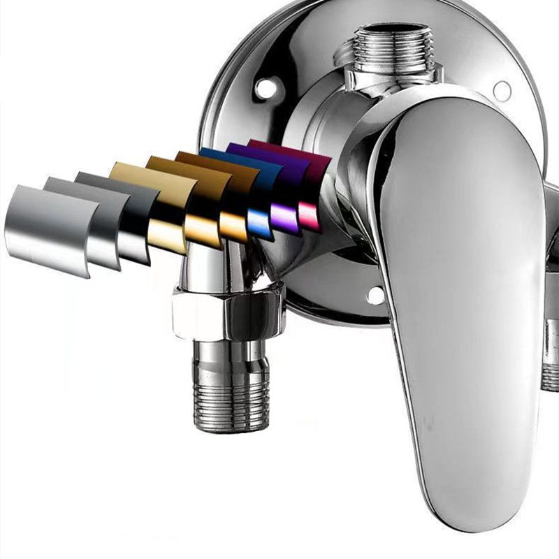 Shower Trim Massage Jet Level Handle Wall Mounted Shower Trim Clearhalo 'Bathroom Remodel & Bathroom Fixtures' 'Home Improvement' 'home_improvement' 'home_improvement_shower_faucets' 'Shower Faucets & Systems' 'shower_faucets' 'Showers & Bathtubs Plumbing' 'Showers & Bathtubs' 1200x1200_078b3604-61e1-47be-8df3-0cce660c9f67
