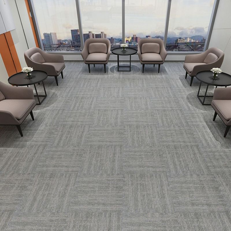 Carpet Tile Non-Skid Fade Resistant Solid Color Loose Lay Carpet Tiles Living Room Clearhalo 'Carpet Tiles & Carpet Squares' 'carpet_tiles_carpet_squares' 'Flooring 'Home Improvement' 'home_improvement' 'home_improvement_carpet_tiles_carpet_squares' Walls and Ceiling' 1200x1200_07d40592-087a-4366-a74e-98656dc80972