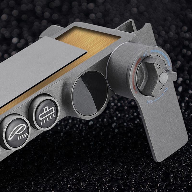 Modern Gray Shower Set 2 Shower Heads Shower System for Bathroom Clearhalo 'Bathroom Remodel & Bathroom Fixtures' 'Home Improvement' 'home_improvement' 'home_improvement_shower_faucets' 'Shower Faucets & Systems' 'shower_faucets' 'Showers & Bathtubs Plumbing' 'Showers & Bathtubs' 1200x1200_0826208c-7edd-4458-a5dc-0475f7ec9e0a