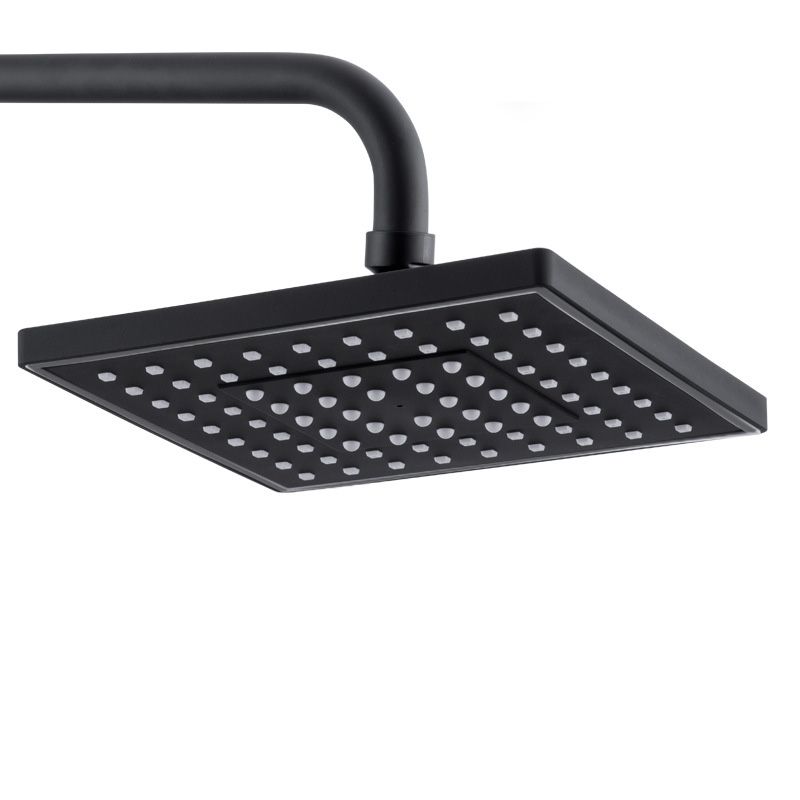 Contemporary Style Shower Head Plastic Fixed Shower Head with Shape of Round and Square Clearhalo 'Bathroom Remodel & Bathroom Fixtures' 'Home Improvement' 'home_improvement' 'home_improvement_shower_heads' 'Shower Heads' 'shower_heads' 'Showers & Bathtubs Plumbing' 'Showers & Bathtubs' 1200x1200_082b985e-4ade-42ec-8416-75e4ff729cf1