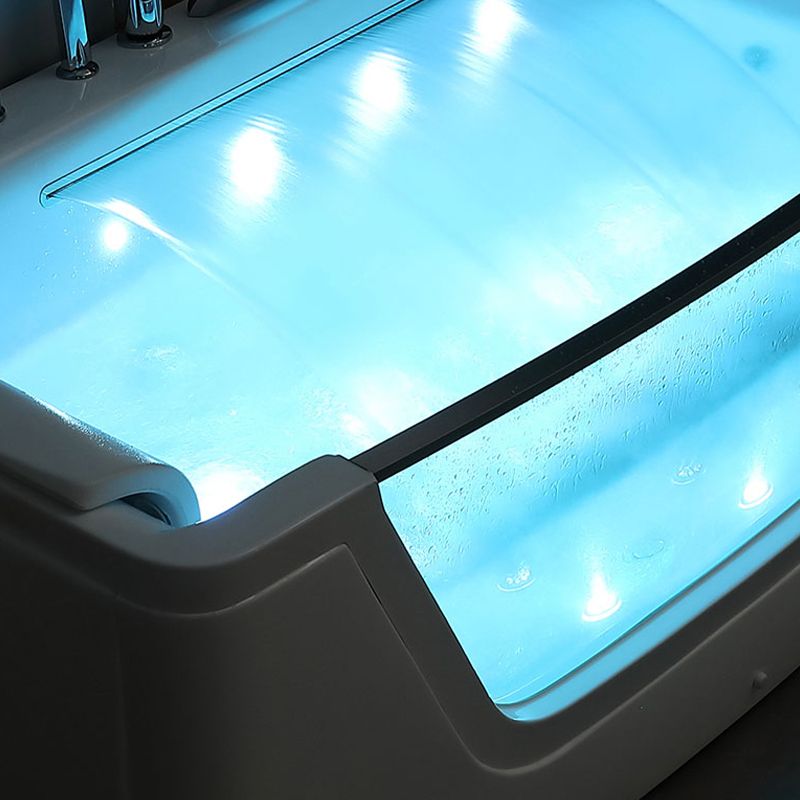 Modern Rectangle Acrylic Bathtub Back to Wall with Massage Device Clearhalo 'Bathroom Remodel & Bathroom Fixtures' 'Bathtubs' 'Home Improvement' 'home_improvement' 'home_improvement_bathtubs' 'Showers & Bathtubs' 1200x1200_084f3b74-924e-4bb0-95b3-c4550c5980fa