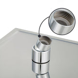 Contemporary Shower Combo Dual Shower Head Ceiling Mounted Metal Square Shower Head Clearhalo 'Bathroom Remodel & Bathroom Fixtures' 'Home Improvement' 'home_improvement' 'home_improvement_shower_heads' 'Shower Heads' 'shower_heads' 'Showers & Bathtubs Plumbing' 'Showers & Bathtubs' 1200x1200_08760243-ef4f-4754-b586-0c933e8827da