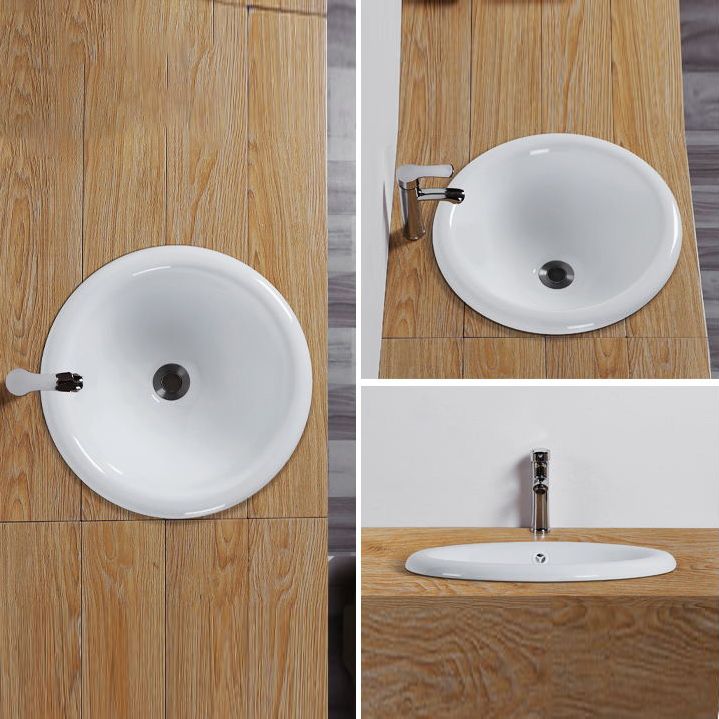 Contemporary Oval Wash Stand Ceramic Metal Undermount Bathroom Sink Clearhalo 'Bathroom Remodel & Bathroom Fixtures' 'Bathroom Sinks & Faucet Components' 'Bathroom Sinks' 'bathroom_sink' 'Home Improvement' 'home_improvement' 'home_improvement_bathroom_sink' 1200x1200_0884b494-b46a-4e79-9c88-1015d5691952