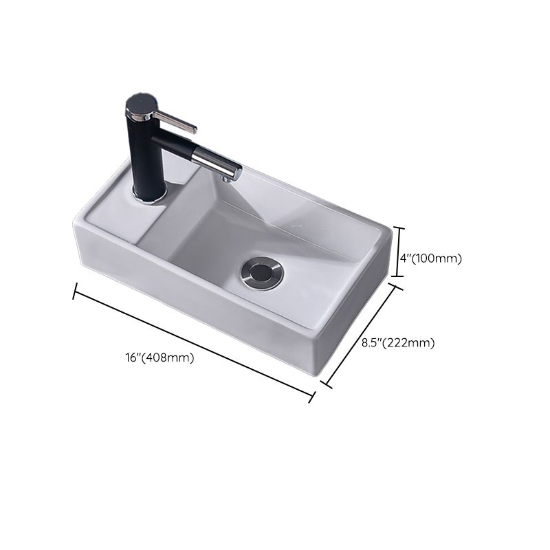 Modern Vessel Bathroom Sink Rectangular Porcelain Basin Sink (Not Include Faucet) Clearhalo 'Bathroom Remodel & Bathroom Fixtures' 'Bathroom Sinks & Faucet Components' 'Bathroom Sinks' 'bathroom_sink' 'Home Improvement' 'home_improvement' 'home_improvement_bathroom_sink' 1200x1200_0889121e-37a2-400c-b0c8-da9ba8a8834e