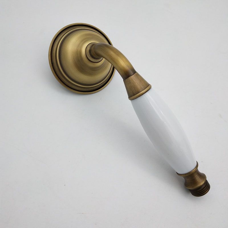 Traditional Handheld Shower Head with Hose Polished Brass Wall-Mount Showerhead Clearhalo 'Bathroom Remodel & Bathroom Fixtures' 'Home Improvement' 'home_improvement' 'home_improvement_shower_heads' 'Shower Heads' 'shower_heads' 'Showers & Bathtubs Plumbing' 'Showers & Bathtubs' 1200x1200_088e856c-42ac-4f84-86d2-3b3d815f6cb9