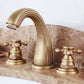 Widespread Bathroom Faucet 3 Holes Low Arc Vessel Sink Bathroom Faucet Clearhalo 'Bathroom Remodel & Bathroom Fixtures' 'Bathroom Sink Faucets' 'Bathroom Sinks & Faucet Components' 'bathroom_sink_faucets' 'Home Improvement' 'home_improvement' 'home_improvement_bathroom_sink_faucets' 1200x1200_089eb8b1-c923-40f0-977f-7f5564595340