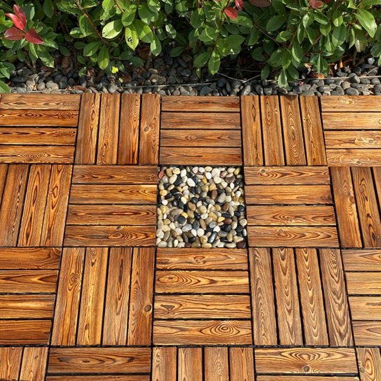 Outdoor Composite Deck Tiles Snapping Striped Detail Kit Deck Tiles ...