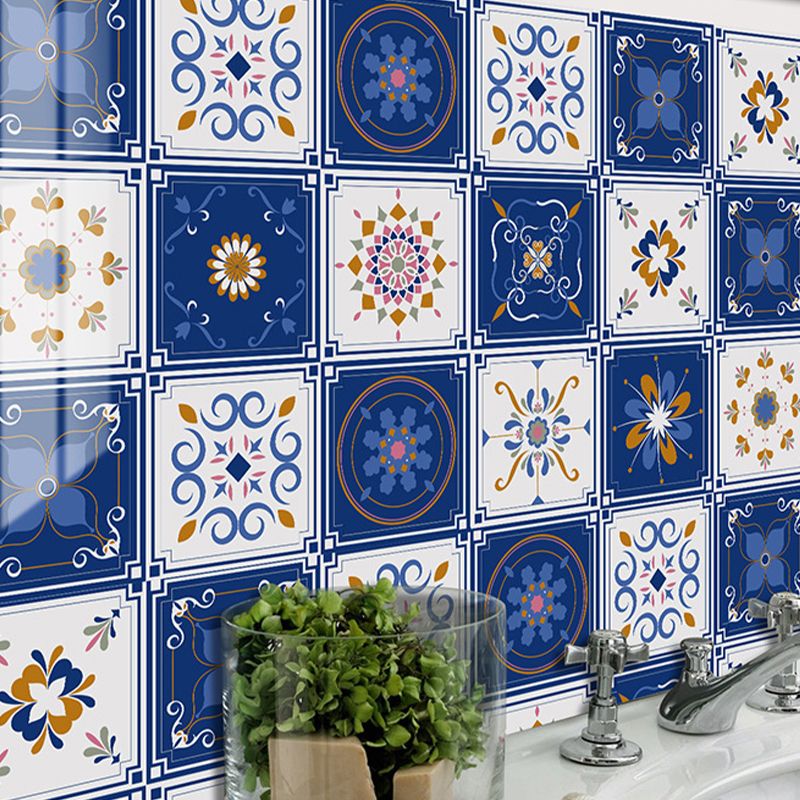 PVC Peel and Stick Backsplash Mosaic Tile Wallpaper with Square Shape Clearhalo 'Flooring 'Home Improvement' 'home_improvement' 'home_improvement_peel_stick_blacksplash' 'Peel & Stick Backsplash Tile' 'peel_stick_blacksplash' 'Walls & Ceilings' Walls and Ceiling' 1200x1200_08b23fb7-5385-4e9d-a8c5-4bbec837e77d