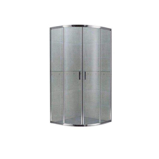 Corner Shower Enclosure Double Sliding Tempered Glass Shower Enclosure Clearhalo 'Bathroom Remodel & Bathroom Fixtures' 'Home Improvement' 'home_improvement' 'home_improvement_shower_stalls_enclosures' 'Shower Stalls & Enclosures' 'shower_stalls_enclosures' 'Showers & Bathtubs' 1200x1200_08bdefe7-6b7a-459a-ace1-b908c48b1632