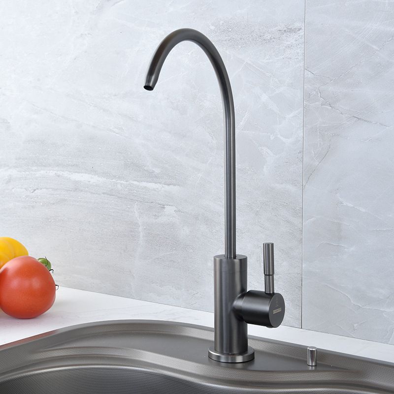 Pull Down 1-Hold Single Handle Kitchen Faucet High Arch Water Filler Clearhalo 'Home Improvement' 'home_improvement' 'home_improvement_kitchen_faucets' 'Kitchen Faucets' 'Kitchen Remodel & Kitchen Fixtures' 'Kitchen Sinks & Faucet Components' 'kitchen_faucets' 1200x1200_08c56fe1-86ef-4994-ac91-e392b8cae62d