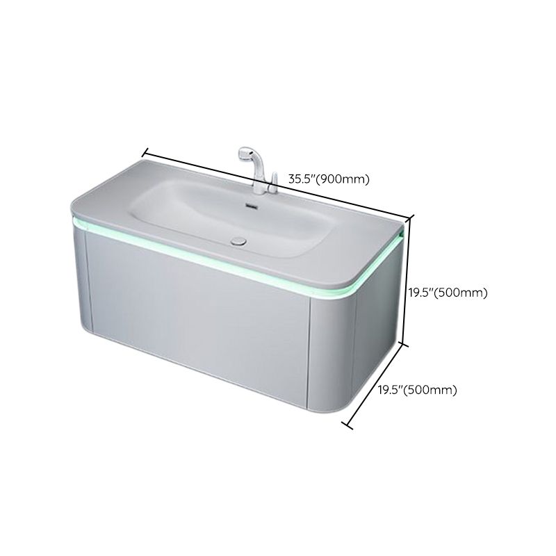 Wall Mount Mirror Included Bathroom Sink Vanity with Faucet Sink Clearhalo 'Bathroom Remodel & Bathroom Fixtures' 'Bathroom Vanities' 'bathroom_vanities' 'Home Improvement' 'home_improvement' 'home_improvement_bathroom_vanities' 1200x1200_08d2344f-c086-4c8c-95d8-8191868d3ef0