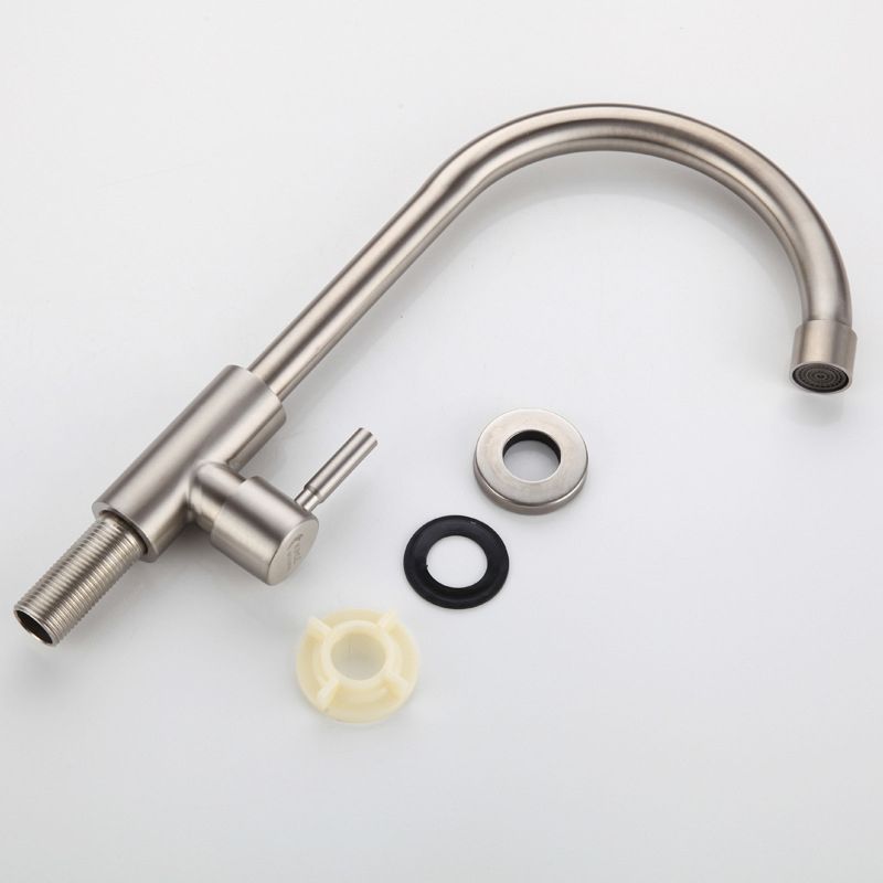 Kitchen Faucet Rod Handle Stainless Cold Controlled Kitchen Faucet Clearhalo 'Home Improvement' 'home_improvement' 'home_improvement_kitchen_faucets' 'Kitchen Faucets' 'Kitchen Remodel & Kitchen Fixtures' 'Kitchen Sinks & Faucet Components' 'kitchen_faucets' 1200x1200_08d2e47b-c291-4a42-943a-687ed1a75193