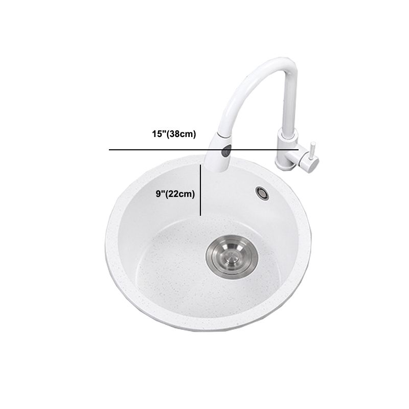 White 9" H Sink Single Bowl Drop-In Kitchen Sink with Soundproofing Clearhalo 'Home Improvement' 'home_improvement' 'home_improvement_kitchen_sinks' 'Kitchen Remodel & Kitchen Fixtures' 'Kitchen Sinks & Faucet Components' 'Kitchen Sinks' 'kitchen_sinks' 1200x1200_08dc7986-ee1a-4711-b8cd-f7e6887840e2